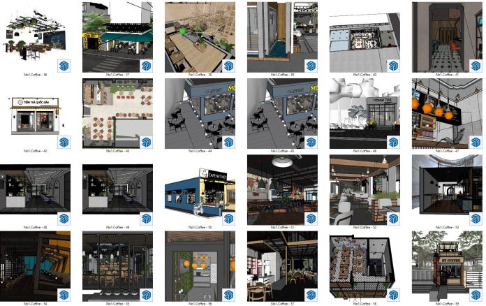 30-tong-hop-quan-cafe-sketchup